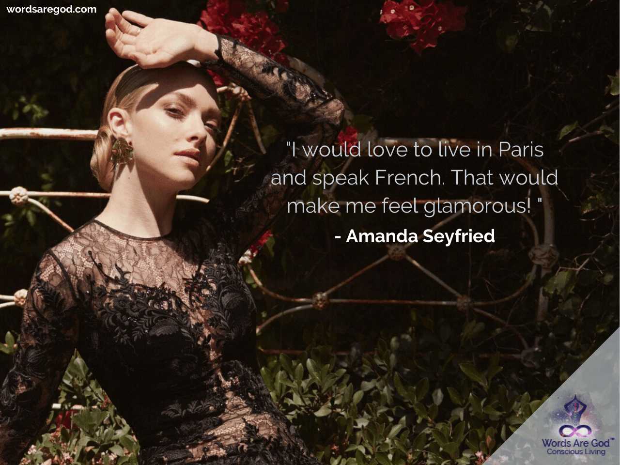 Amanda Seyfried Life Quotes