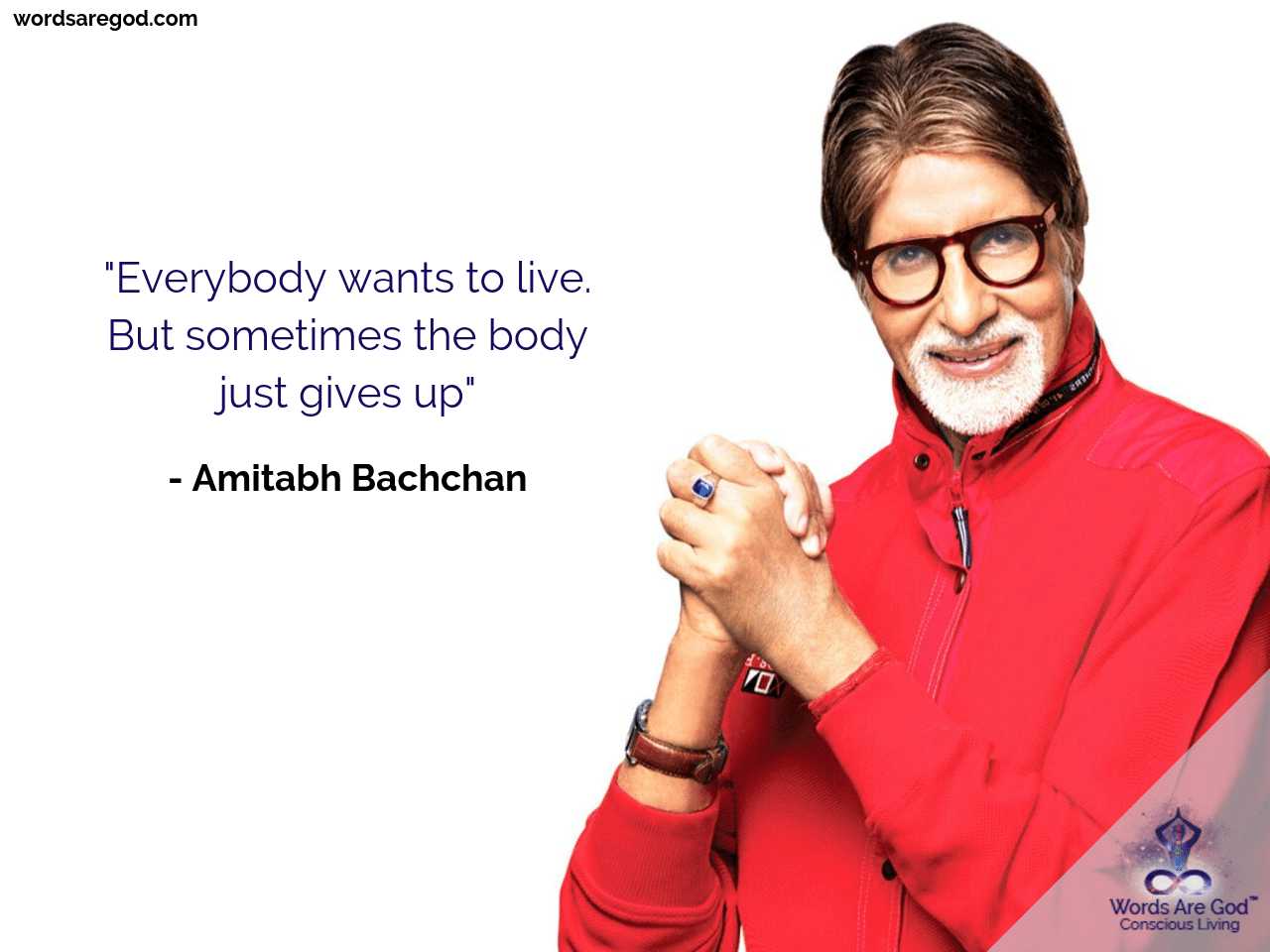 Amitabh Bachchan Inspirational Quote by Amitabh Bachchan