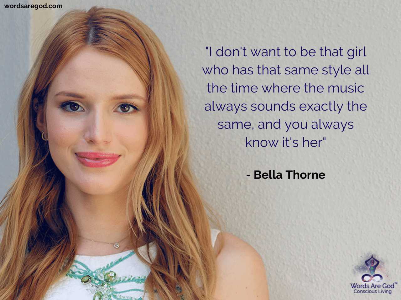 Bella Thorne Motivational Quote by Bella Thorne