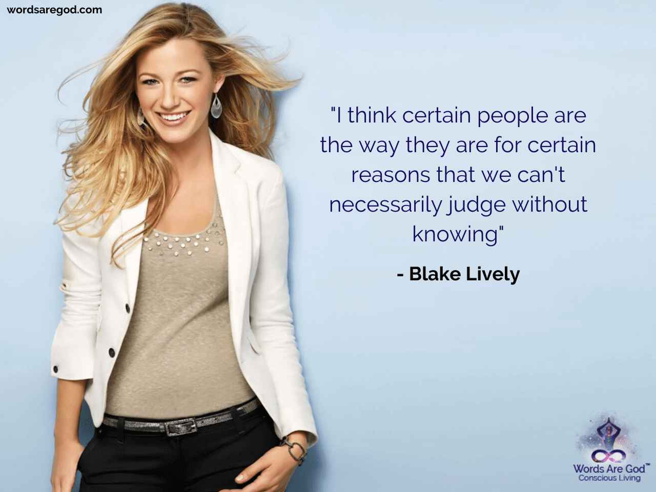 Blake Lively Best Quote