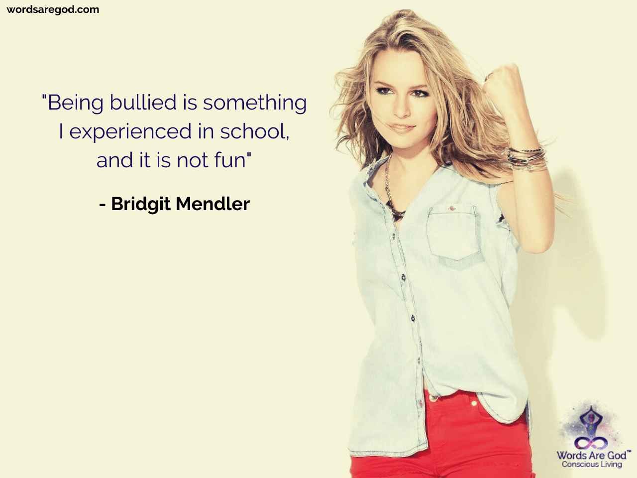 Bridgit Mendler Inspirational Quote