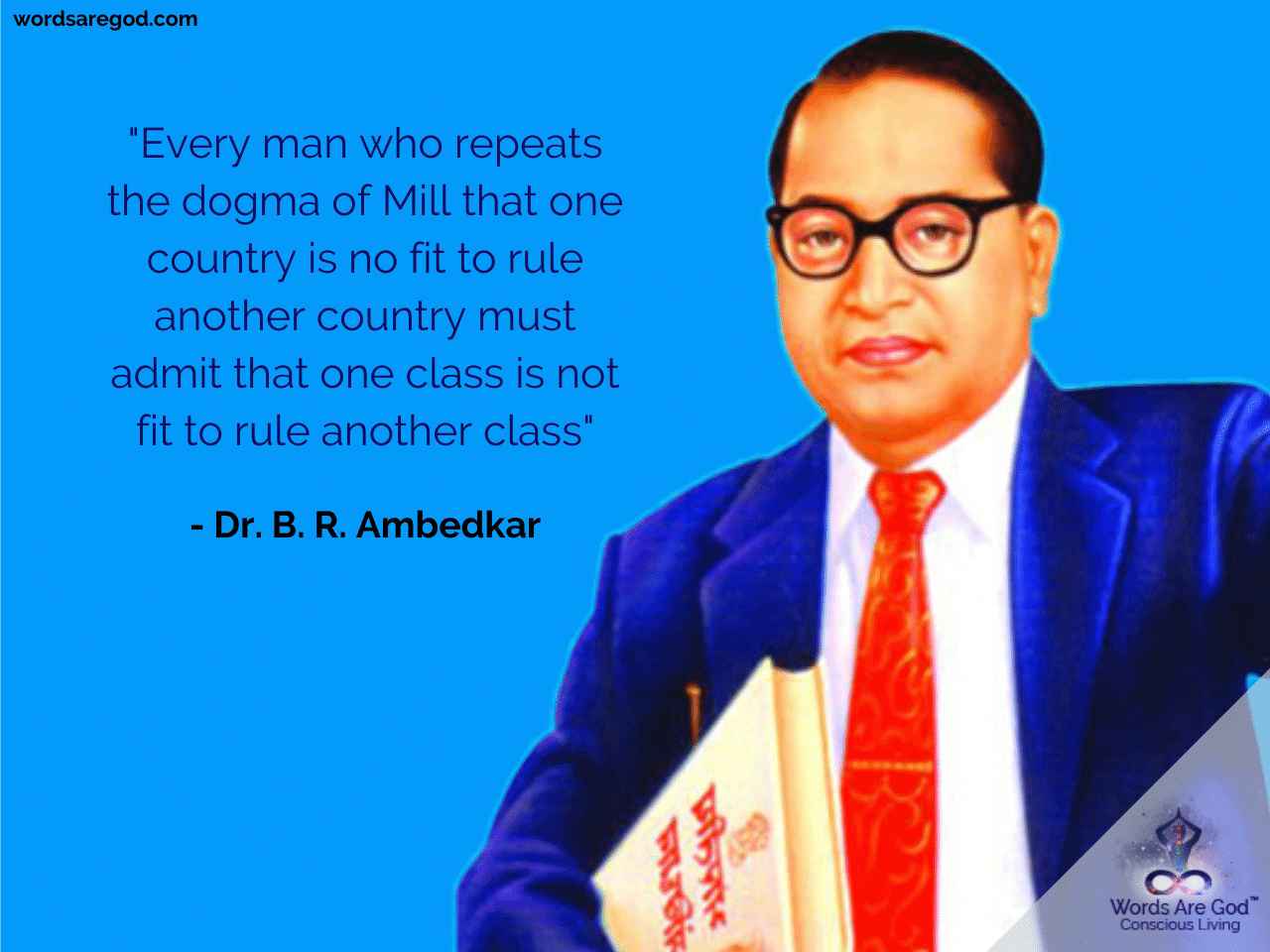 Dr. B. R. Ambedkar   Inspirational Quote