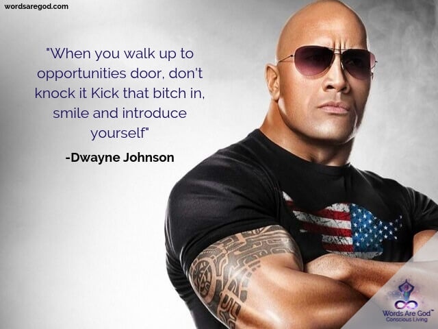 Dwayne Johnson Motivational Quotes by Dwayne Johnson