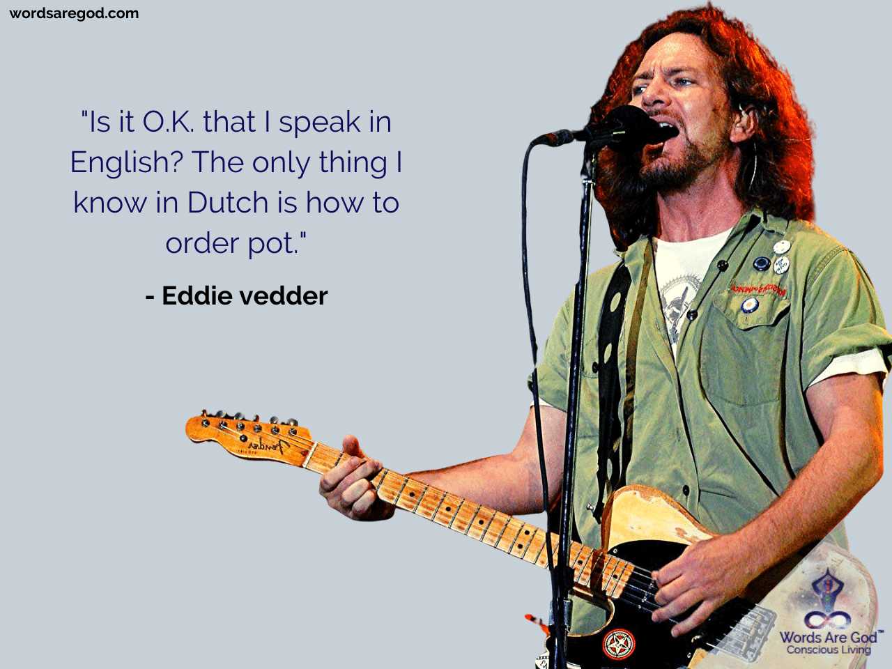 Eddie vedder Life Quote