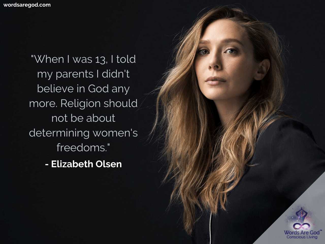 Elizabeth Olsen Motivational Quotes