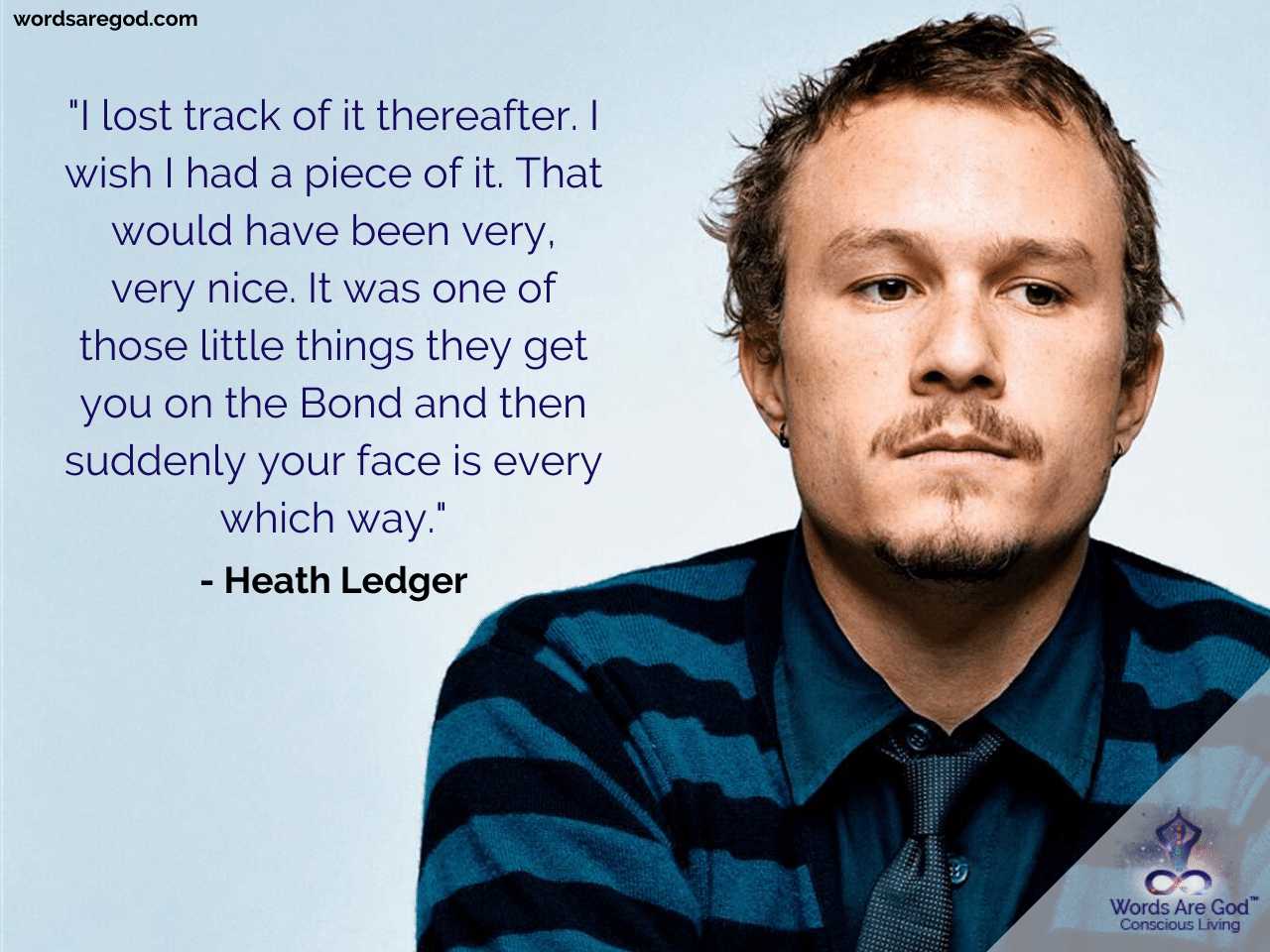 Heath Ledger Best Quotes