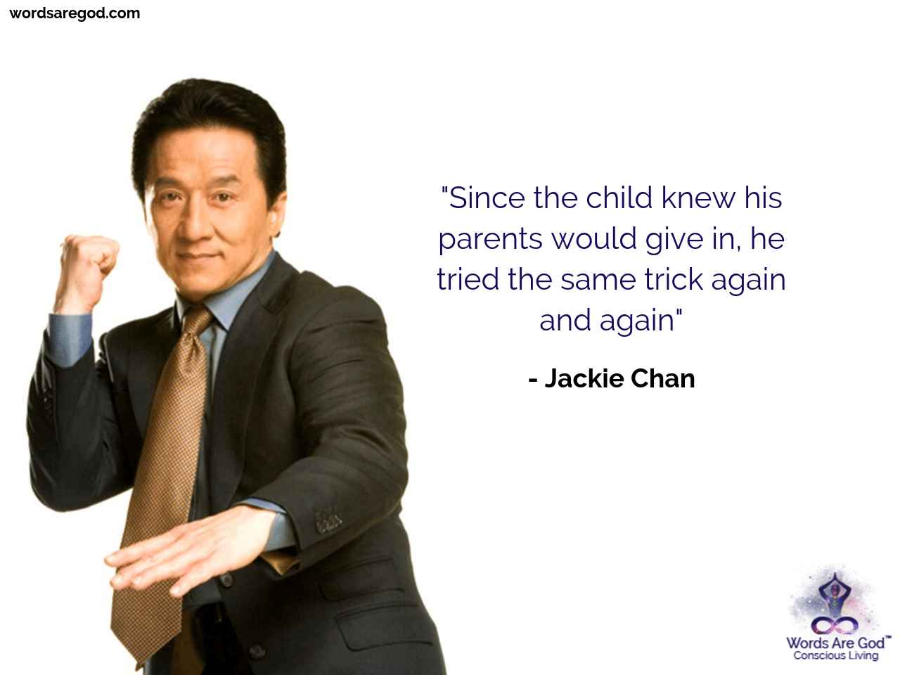 Jackie Chan Inspirational Quote