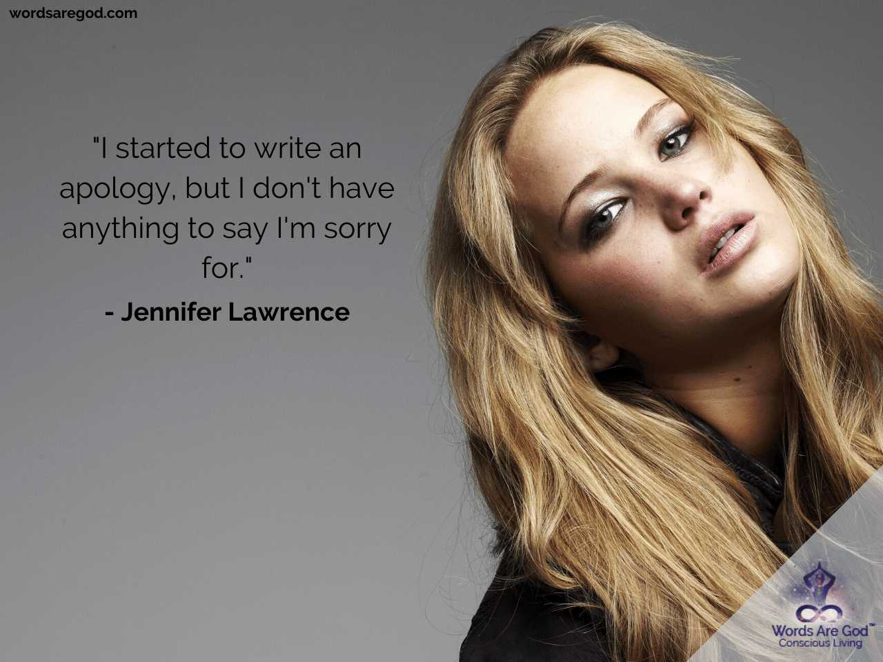 Jennifer Lawrence Life Quotes