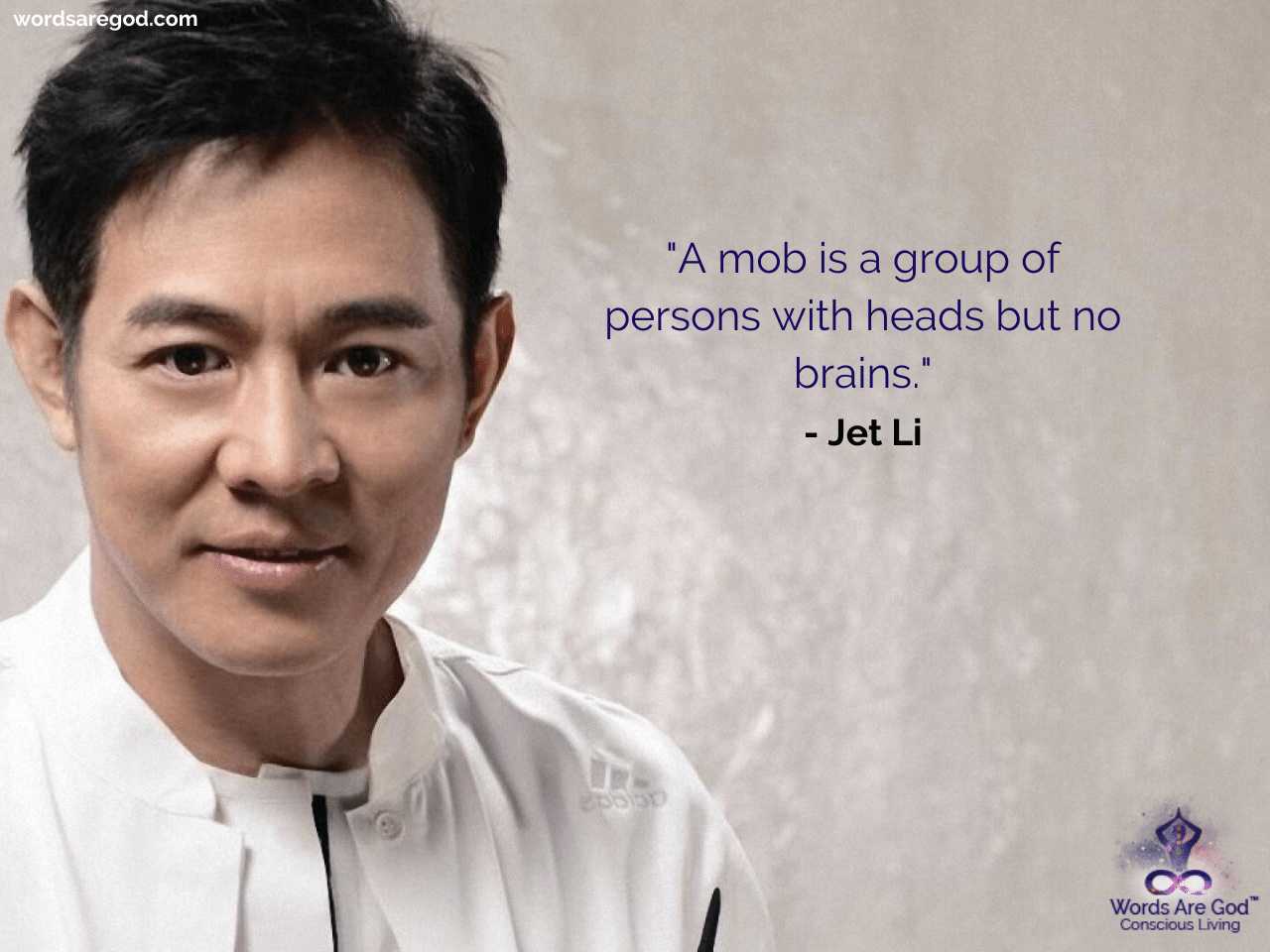 Jet Li Life Quotes