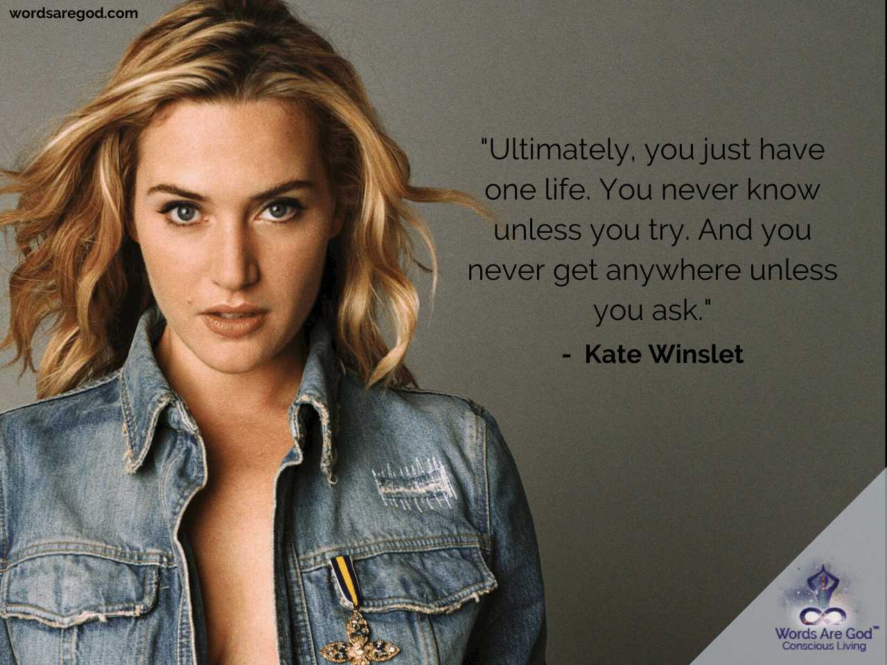 Kate Winslet Best Quotes by Kate Winslet