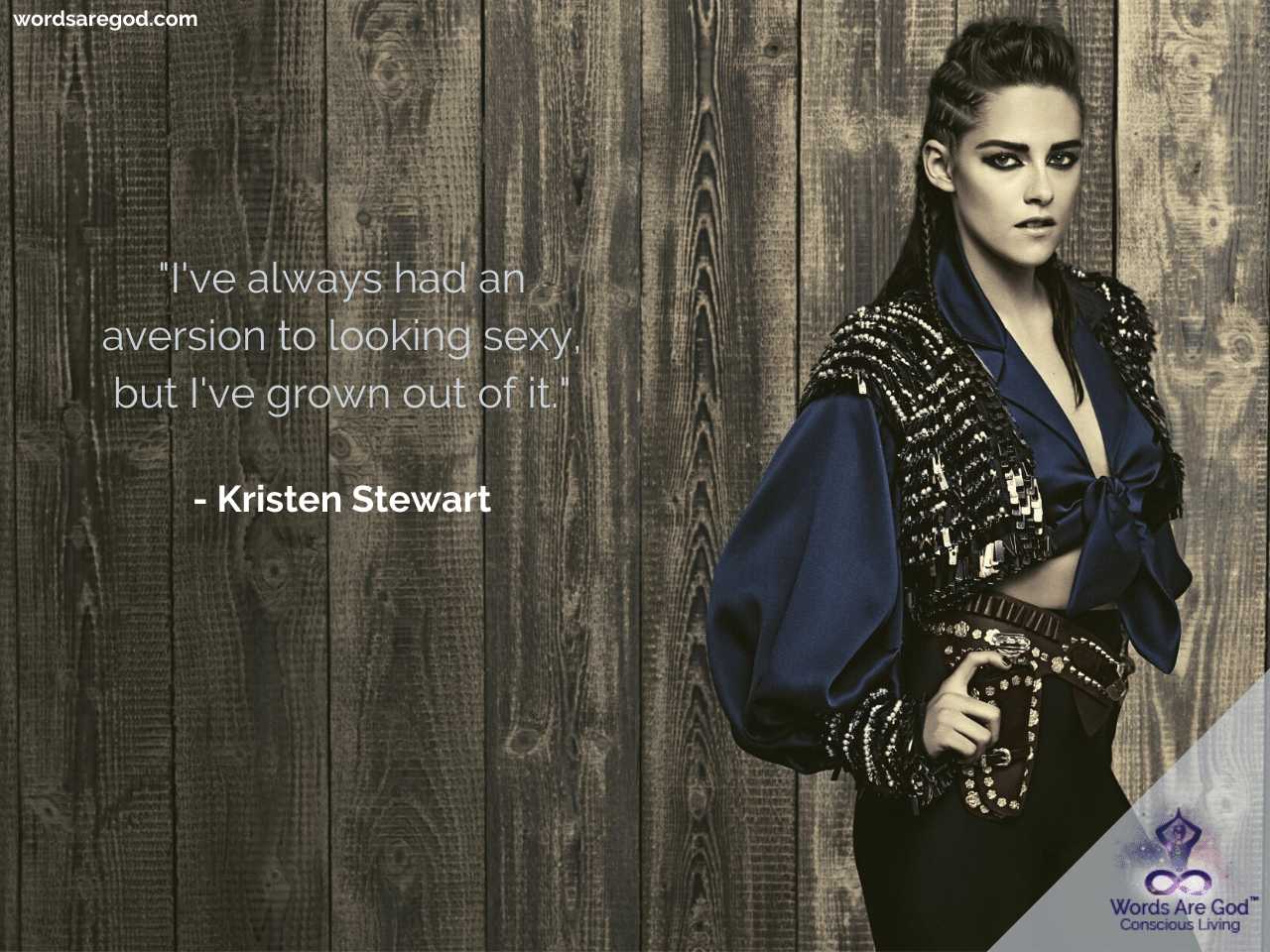 Kristen Stewart Inspirational Quotes by Kristen Stewart