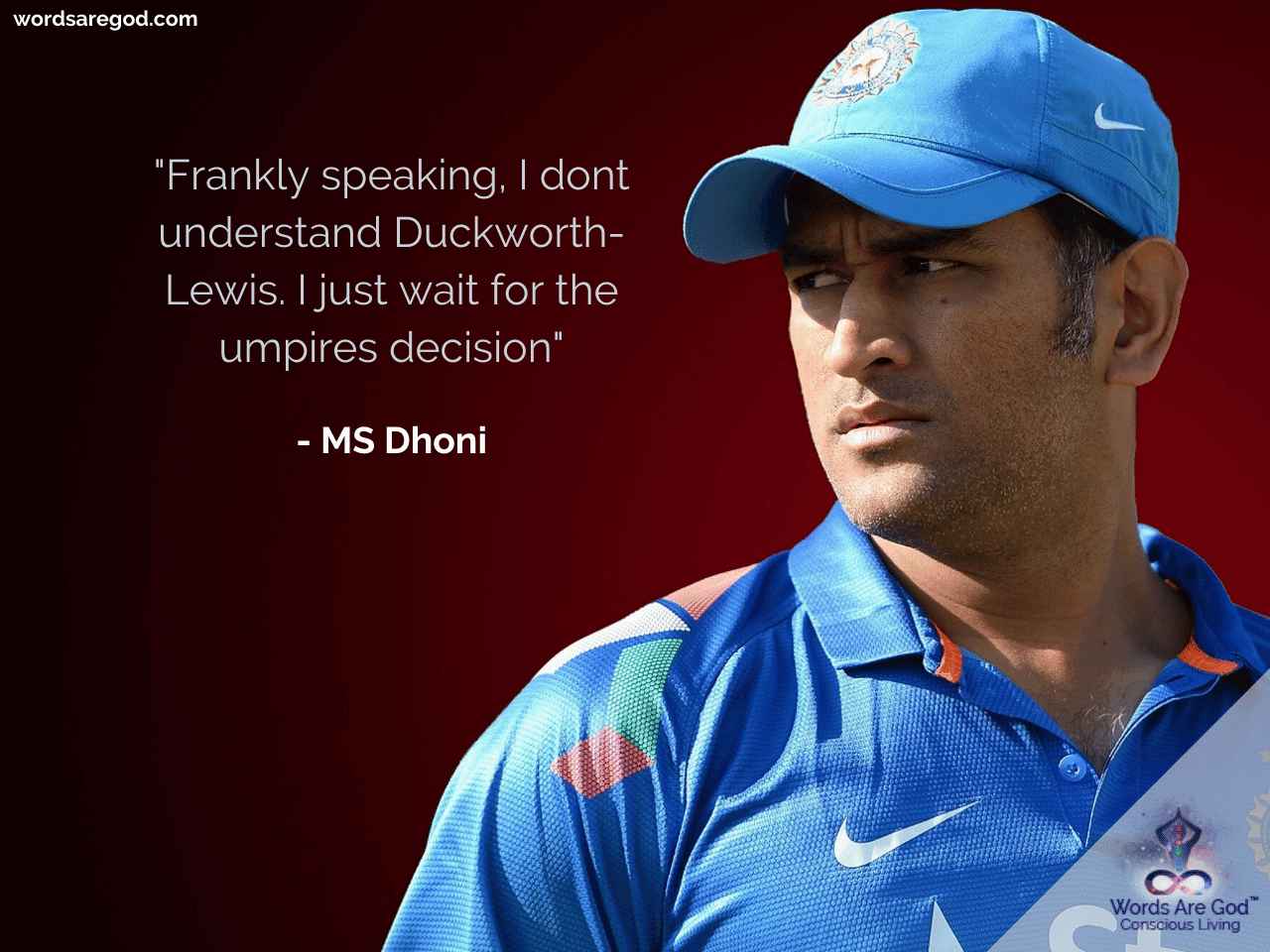 MS Dhoni   Inspirational Quote