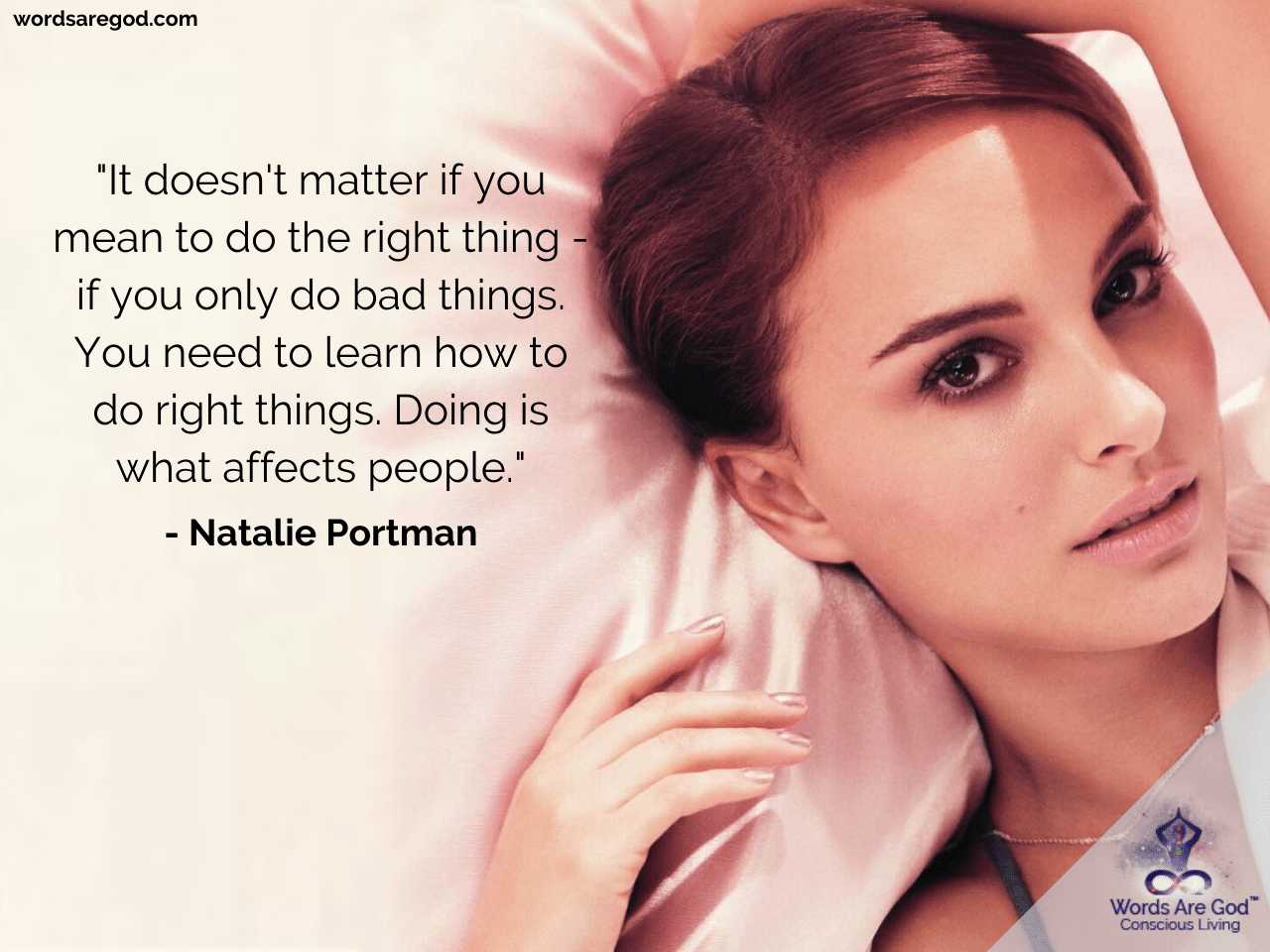 Natalie Portman Inspirational Quotes