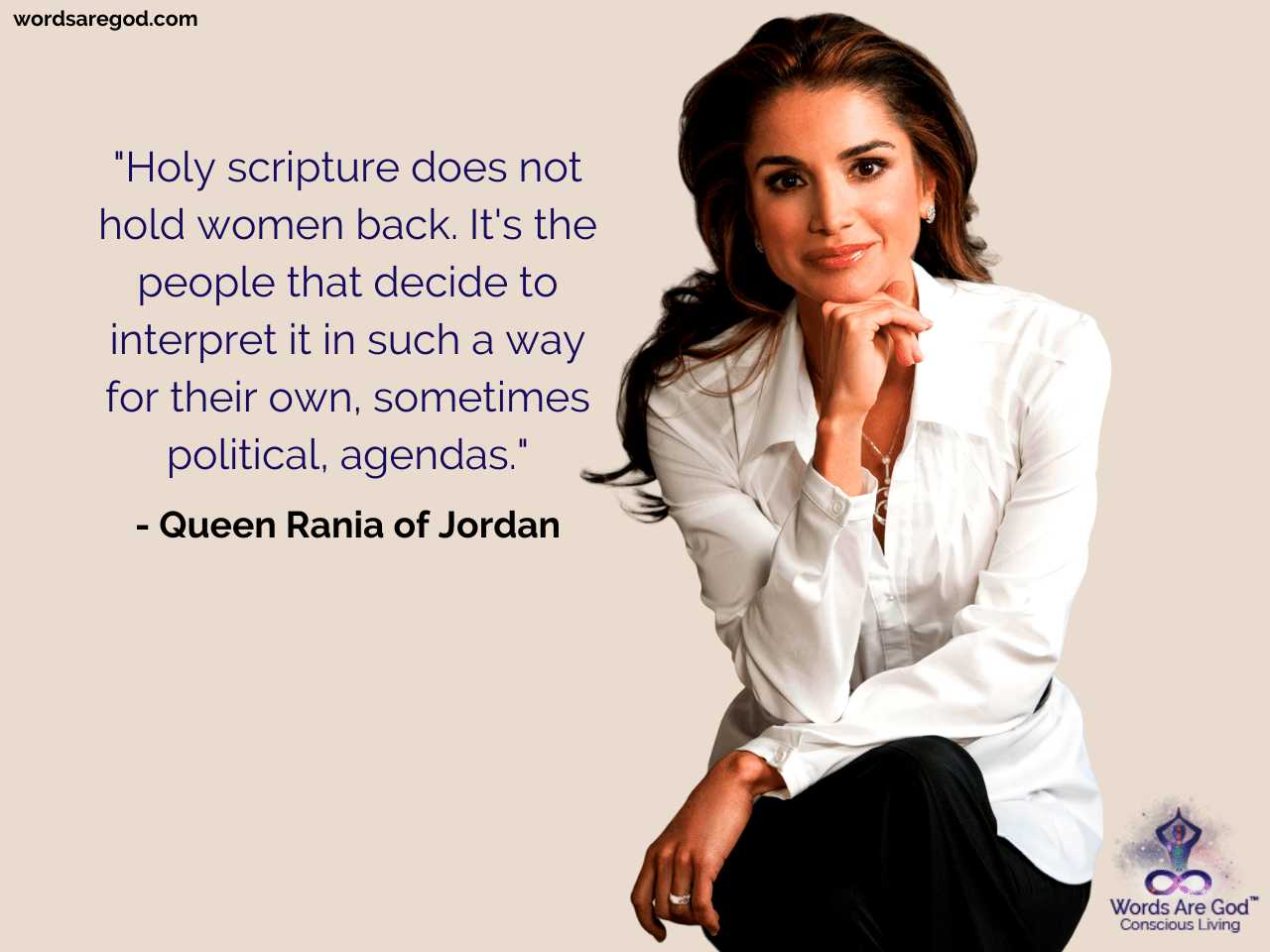 Queen Rania of Jordan Inspirational Quote