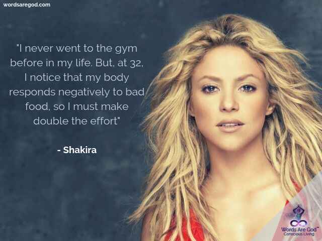 Shakira Inspirational Quotes